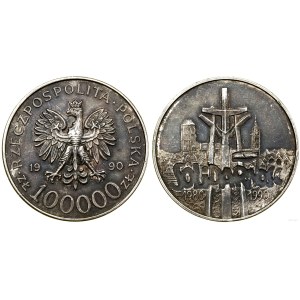 Poland, 100,000 zlotys, 1990, USA