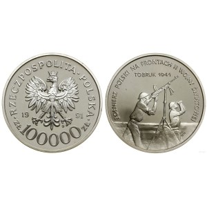 Poland, 100,000 zlotys, 1991, Warsaw