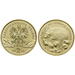 Pologne, 2 zlotys, 1996, Varsovie