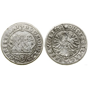Silesia, 3 kreuzers, 1657 EW, Brzeg