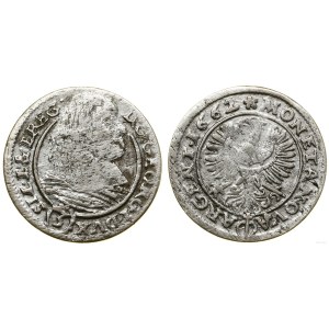 Śląsk, 3 krajcary, 1662, Brzeg