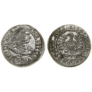 Slesia, 3 kreuzer, 1669 CB, Brzeg