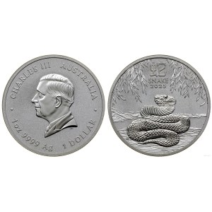 Australia, 1 dollar = 1 ounce, 2025, Perth