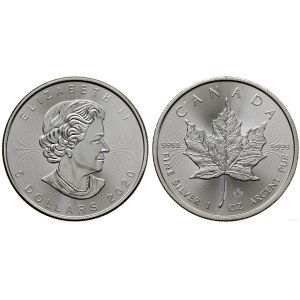 Canada, 5 dollars = 1 ounce, 2020, Ottawa