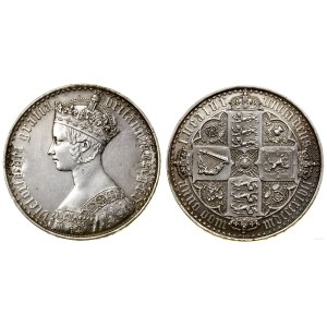 Regno Unito, corona, 1847