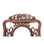 A pair of armchairs with a table, 19th-century China