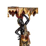 Two tables (consoles) on sculpted bases, 19th century