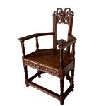 Armchair with an openwork backrest, 18th–19th century