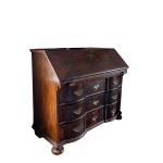 A three-drawer secretary desk, 19th century, England