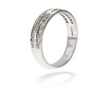 Diamond wedding band, early 21st century