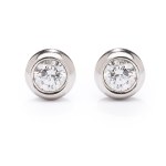 Diamond earrings, early 21st century
