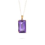 Amethyst pendant, early 21st century