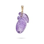 Amethyst pendant, second half of the 20th century