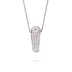 Diamond pendant, late 20th century