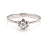 Diamond ring, second half of the 20th century