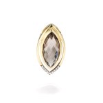 Pendiant with quartz and diamonds, early 21st century