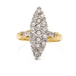 Marquise ring, 1950s