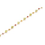 Bracelet with colorful stones, early 21st century