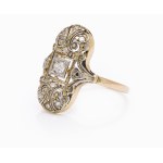 Art Deco-style ring, first half of the 20th century