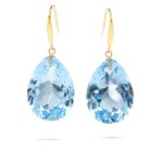 Topaz earrings, early 21st century