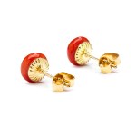 Coral earrings, early 21st century