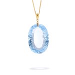 Topaz pendant, early 21st century