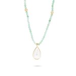 Chalcedony necklace, early 21st century