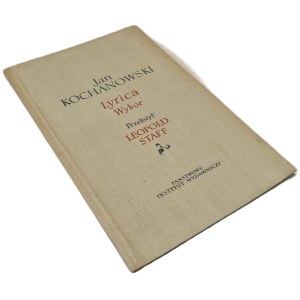 KOCHANOWSKI, Jan - LYRICA: A Selection, 1956 [first edition]