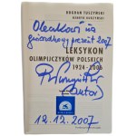 Bogdan TUSZYŃSKI, Henryk TURZYŃSKI - LEXICON OF POLISH OLYMPIANS 1924–2006, 2006 edition [PHOTOS, AUTHOR'S DEDICATION]