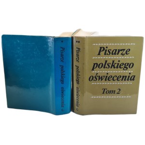 Teresa Kostkiewiczowa and Zbigniew Goliński, eds. — WRITERS OF THE POLISH ENLIGHTENMENT, vols. 1–2, published in 1992 and 1994 [first edition, ILLUSTRATIONS]