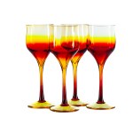 Zbigniew Horbowy, Barbara Art Glassworks in Polanica-Zdrój, Set of four glasses