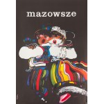Waldemar Świerzy, "Mazowsze" Poster, 1974