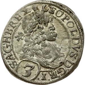 Austria Tyrol 3 Kreuzer 1670 Vienna