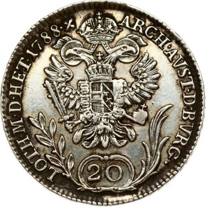 Autriche, 20 Kreuzer, 1788 B