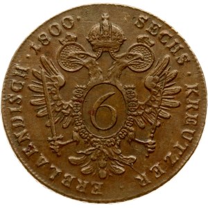 Austria 6 Kreuzer 1800 B