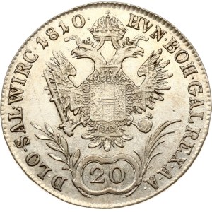 Austria 20 Kreuzer 1810 A