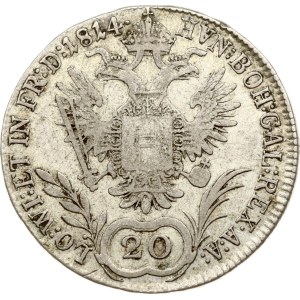 Austria 20 Kreuzer 1814 A
