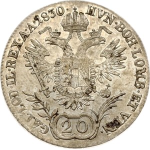 Austria 20 Kreuzer 1830 E