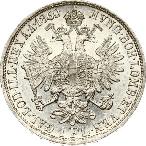 Austria 1 Florin 1860 A