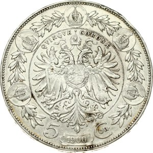 Austria 5 Corona 1900