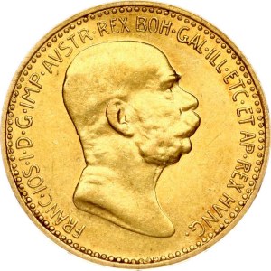 Austria 10 Corona 1908 Reign