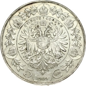 Austria 5 Corona 1909