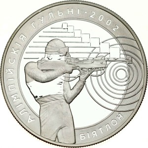 Bielorusko 20 rubľov 2001 Biatlon