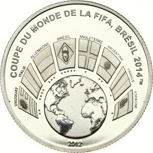 Benin 1000 Francs CFA 2012 FIFA World Cup Brazil