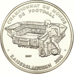 Congo Republic 1000 Francs 2007 FIFA World Cup