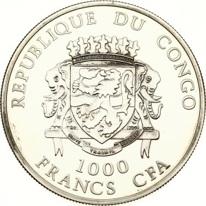 Congo Republic 1000 Francs 2007 FIFA World Cup