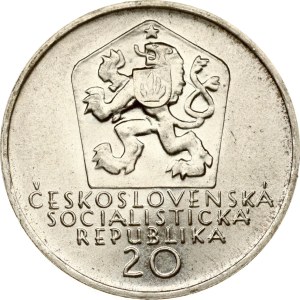 Czechoslovakia 20 Korun 1972 Andrej Sladkovic
