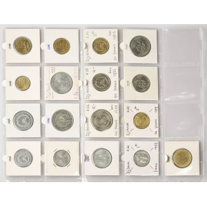 Djibouti 1 - 500 Francs 1965-1999 Lot of 17 coins