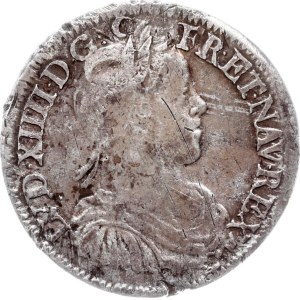 Francie 1/2 Ecu 1651 A
