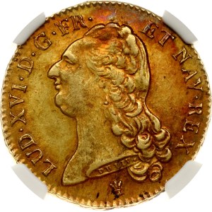 France 2 Louis d'Or 1786 I NGC AU 55